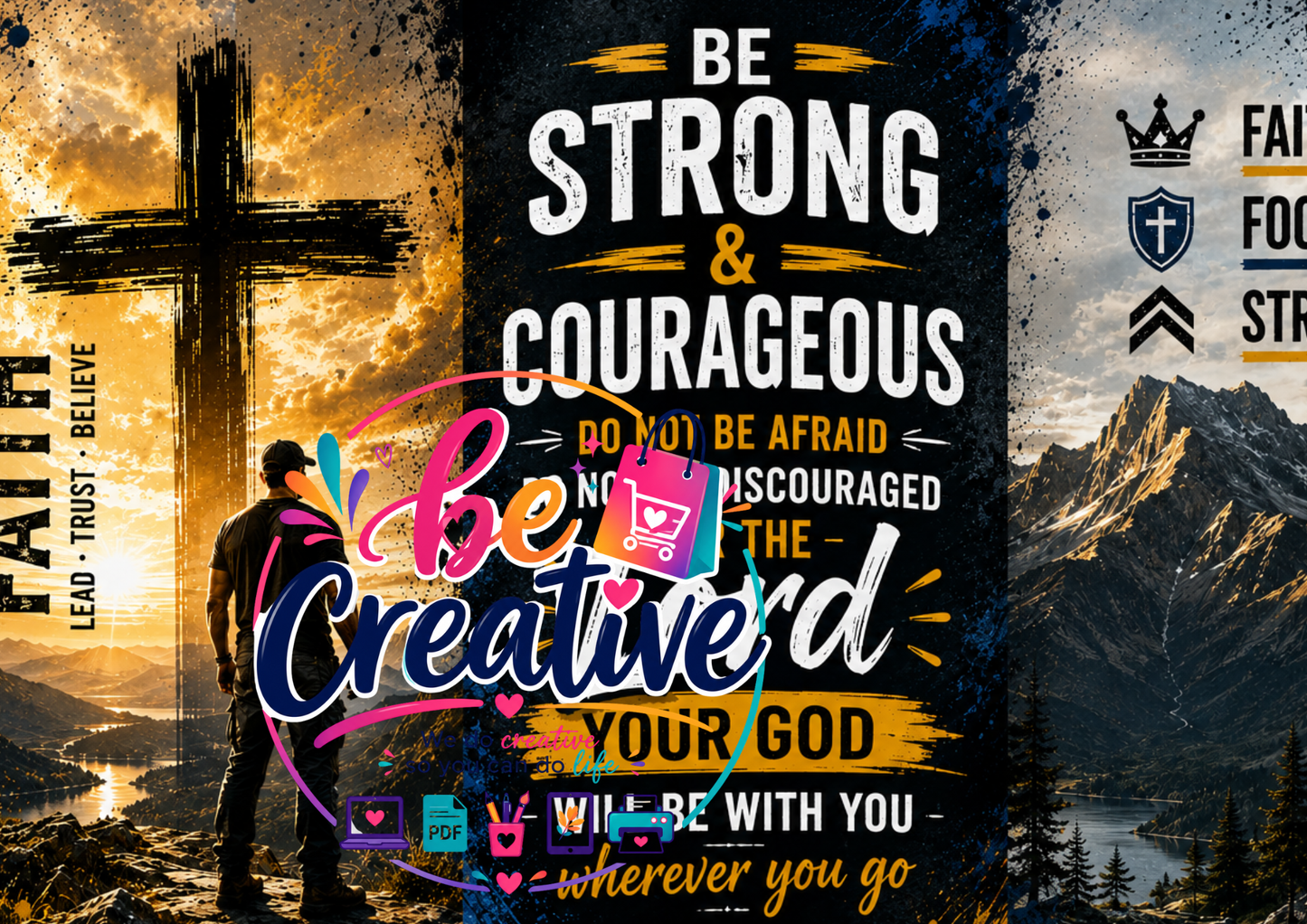 Be Strong Wrap | High-Quality Sublimation PNG Designs | Instant Digital Download Description