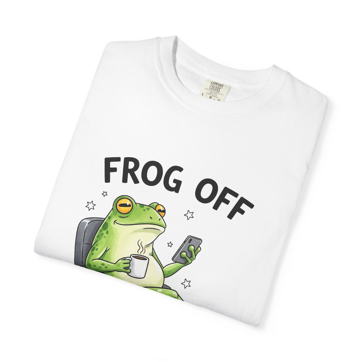 Frog Off I'm Busy T-Shirt — Funny Relaxed Frog Graphic Tee