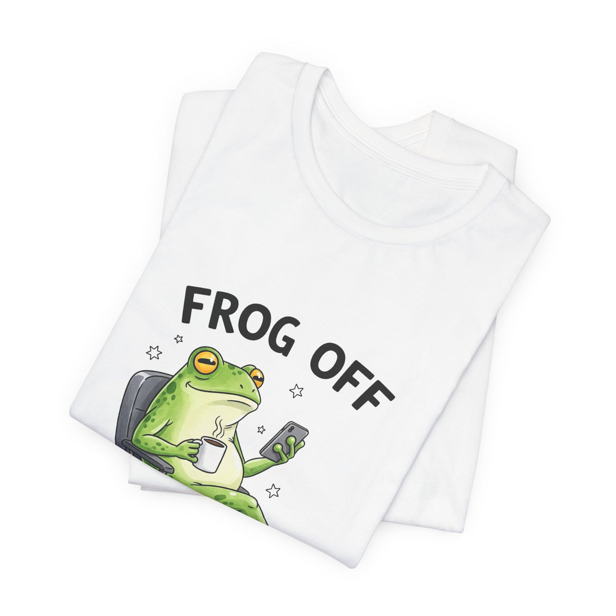 Frog Off I'm Busy T‑Shirt — Funny Relaxed Frog Graphic Tee