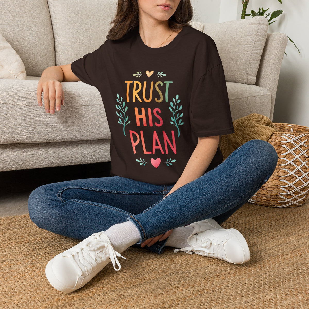 Trust His Plan T-Shirt — Faith-Based Inspirational Christian Tee