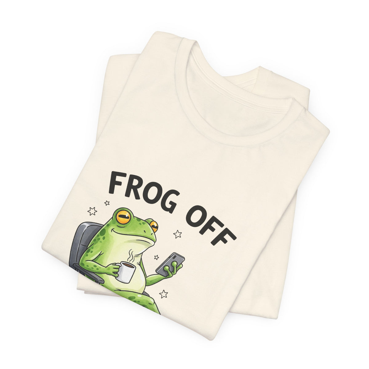 Frog Off I'm Busy T‑Shirt — Funny Relaxed Frog Graphic Tee