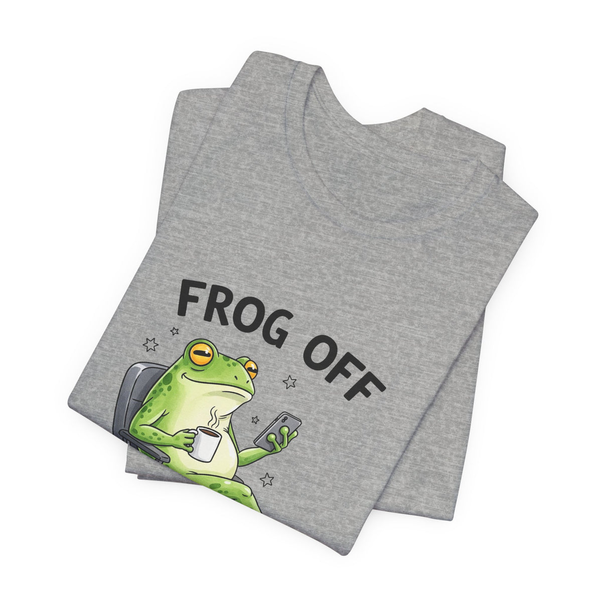 Frog Off I'm Busy T‑Shirt — Funny Relaxed Frog Graphic Tee