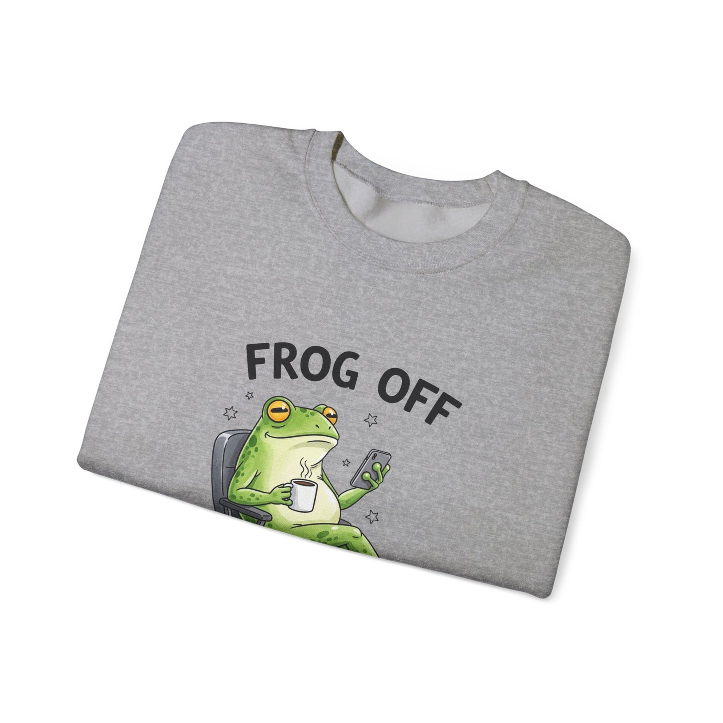 Frog Off I'm Busy Crewneck Sweatshirt