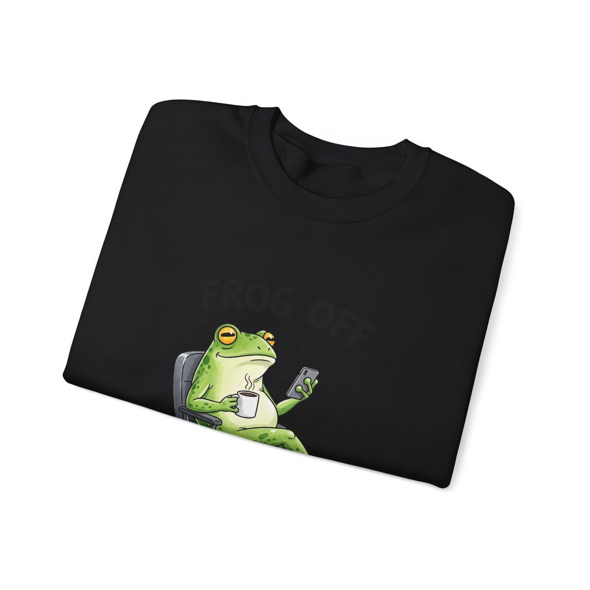 Frog Off I'm Busy Crewneck Sweatshirt