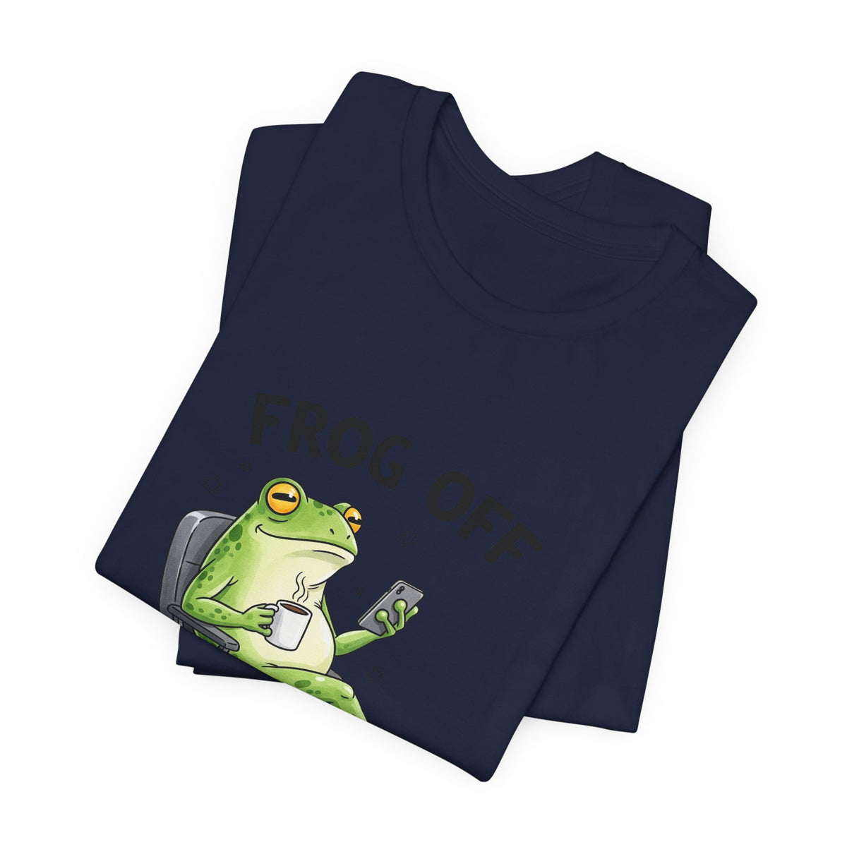 Frog Off I'm Busy T‑Shirt — Funny Relaxed Frog Graphic Tee
