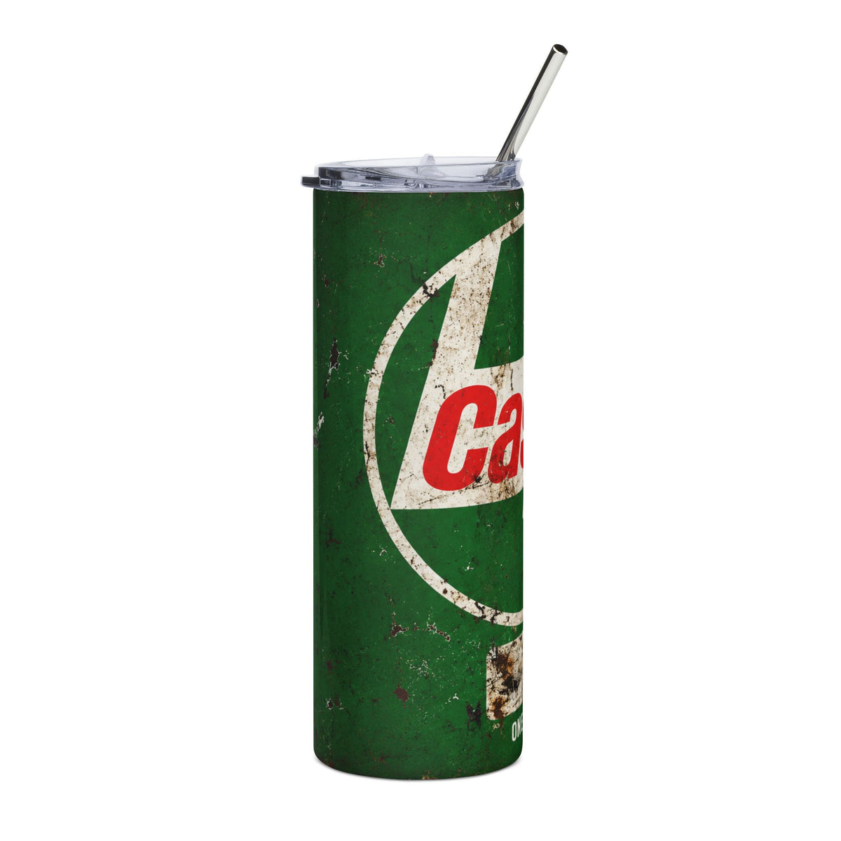 Tumbler — Vintage Castrol Motor Oil Logo 20oz Stainless Steel Travel Cup
