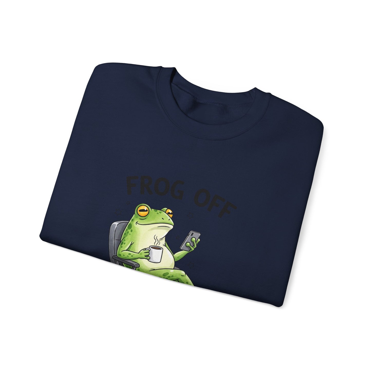 Frog Off I'm Busy Crewneck Sweatshirt