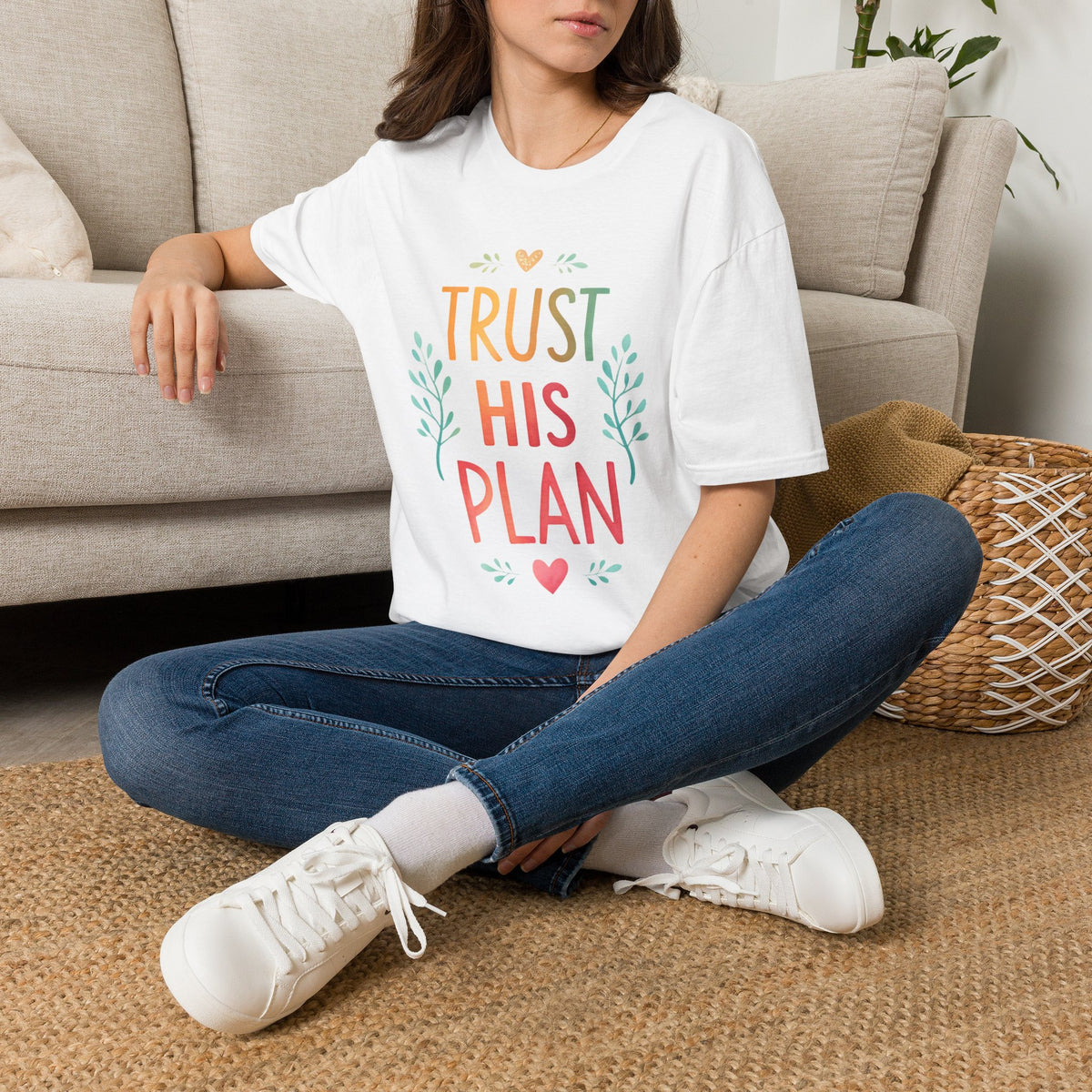 Trust His Plan T-Shirt — Faith-Based Inspirational Christian Tee