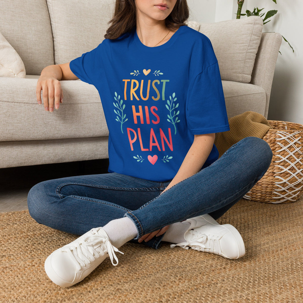 Trust His Plan T-Shirt — Faith-Based Inspirational Christian Tee