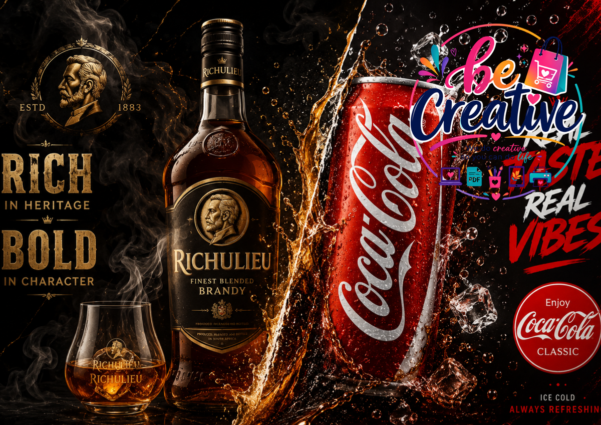 South African Brandy & Cola Inspired 20 oz Skinny Tumbler Sublimation Design | Printable PNG | Instant Digital Download