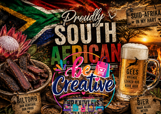Proudly South African Braai and Biltong Wrap | Ready-to-Print Designs | Instant Download