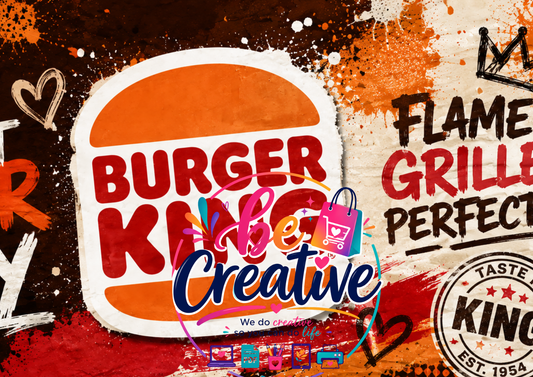 Burger King Wrap| Ready-to-Print Designs | Instant Download
