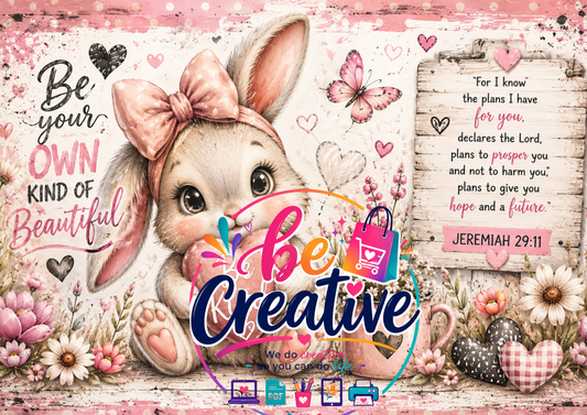 Cute Bunny Wrap | Ready-to-Print Designs | Instant Download