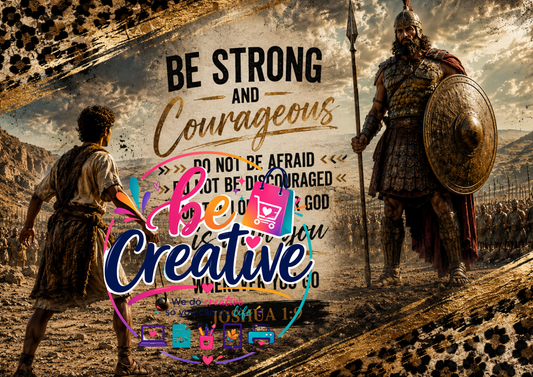 David and Goliath Wrap | Ready-to-Print Designs | Instant Download