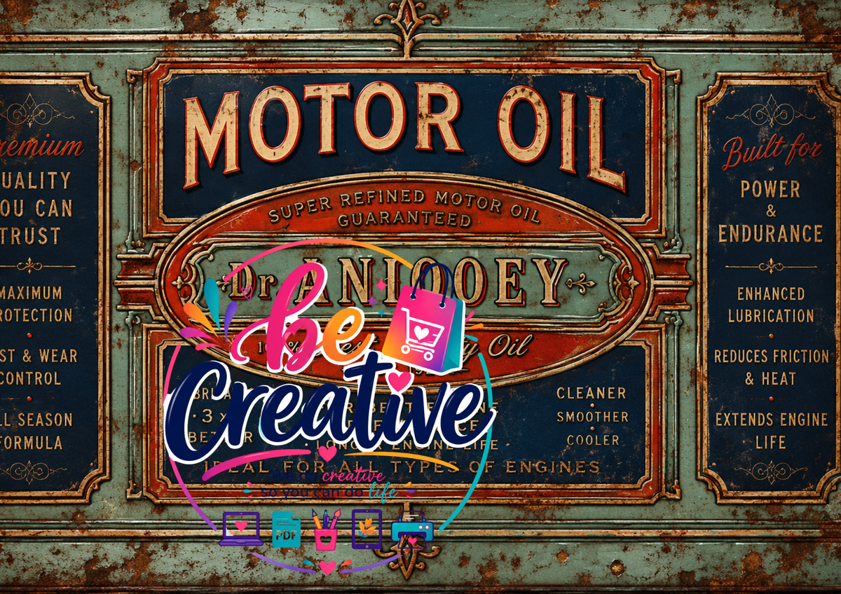 Dr Ani Oil Wrap | Ready-to-Print Designs | Instant Download