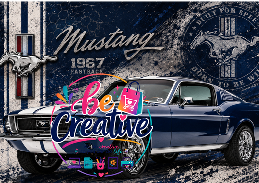 Mustang Wrap | High-Quality Sublimation PNG Designs | Instant Digital Download