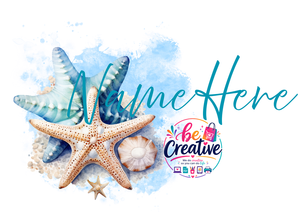 Sea Shell 850ml Stainless Steel Bottle Sublimation Design | Premium Printable PNG | Vibrant Wrap | Instant Digital Download