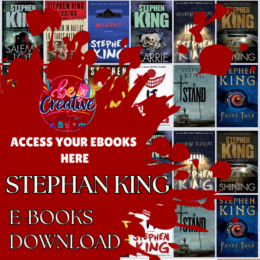 84 Stephen King eBooks Collection | Instant Digital Download | Horror, Thriller & Suspense Classics
