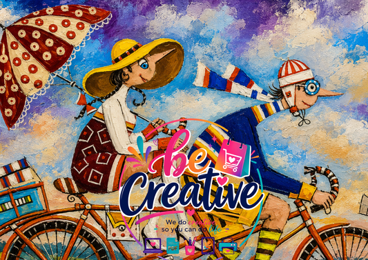 Artsy Wrap Bike | Ready-to-Print Designs | Instant Download
