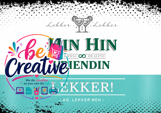 Funny Afrikaans 20 oz Skinny Tumbler Wrap | Humorous Sublimation PNG | Instant Download | Perfect for Proud South Africans