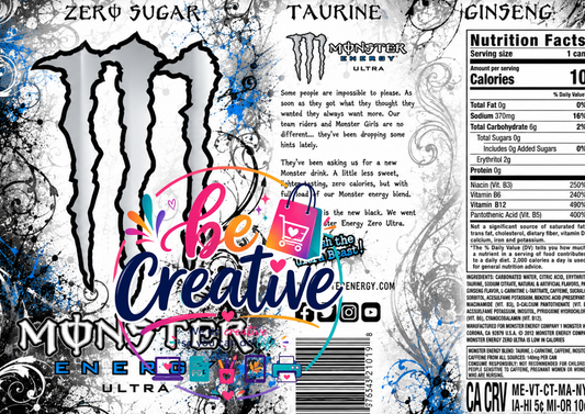 Monster White Wrap| High-Quality Sublimation PNG Designs | Instant Digital Download