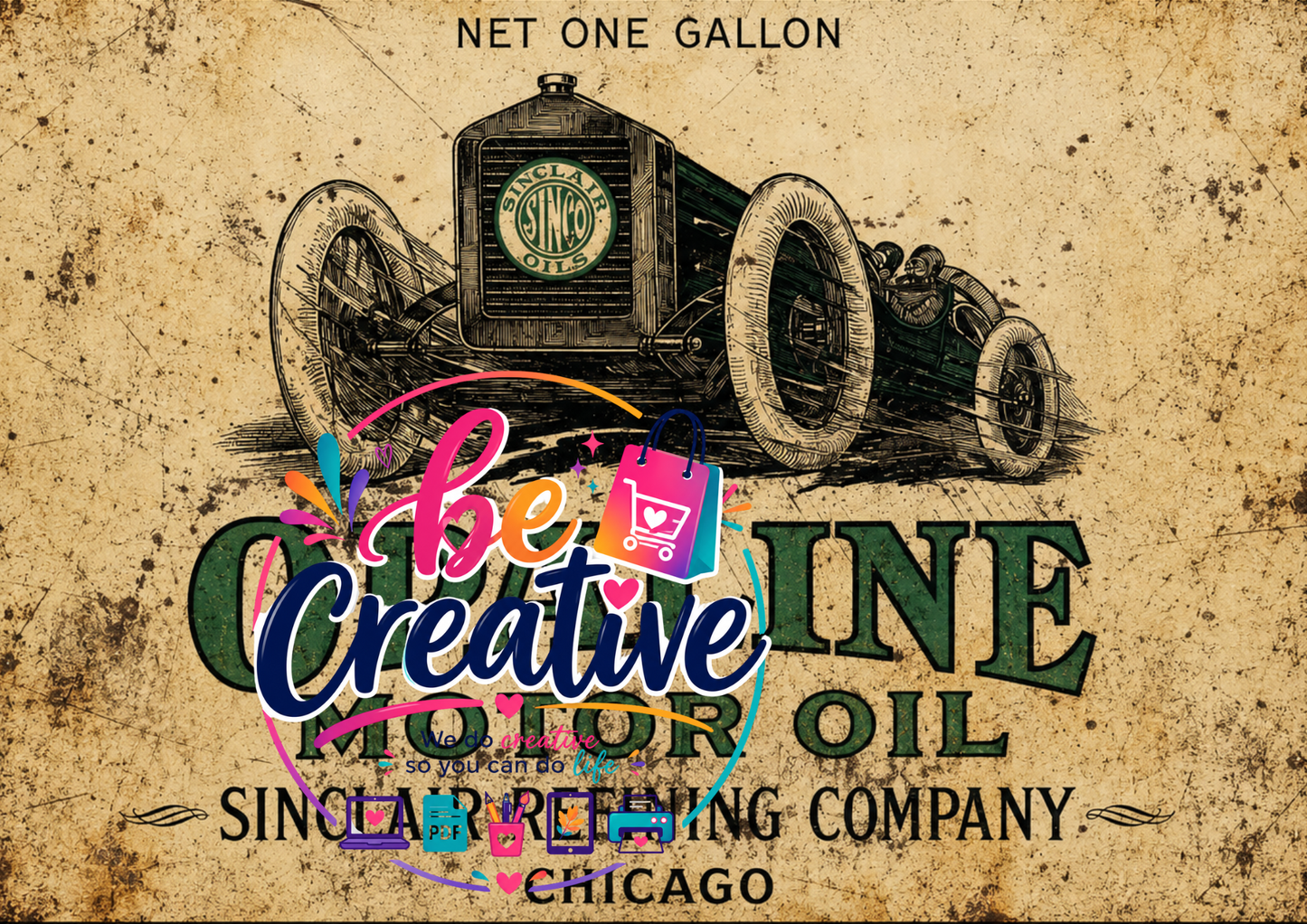 Opaline Motor Oil Wrap | High-Quality Sublimation PNG Designs | Instant Digital Download