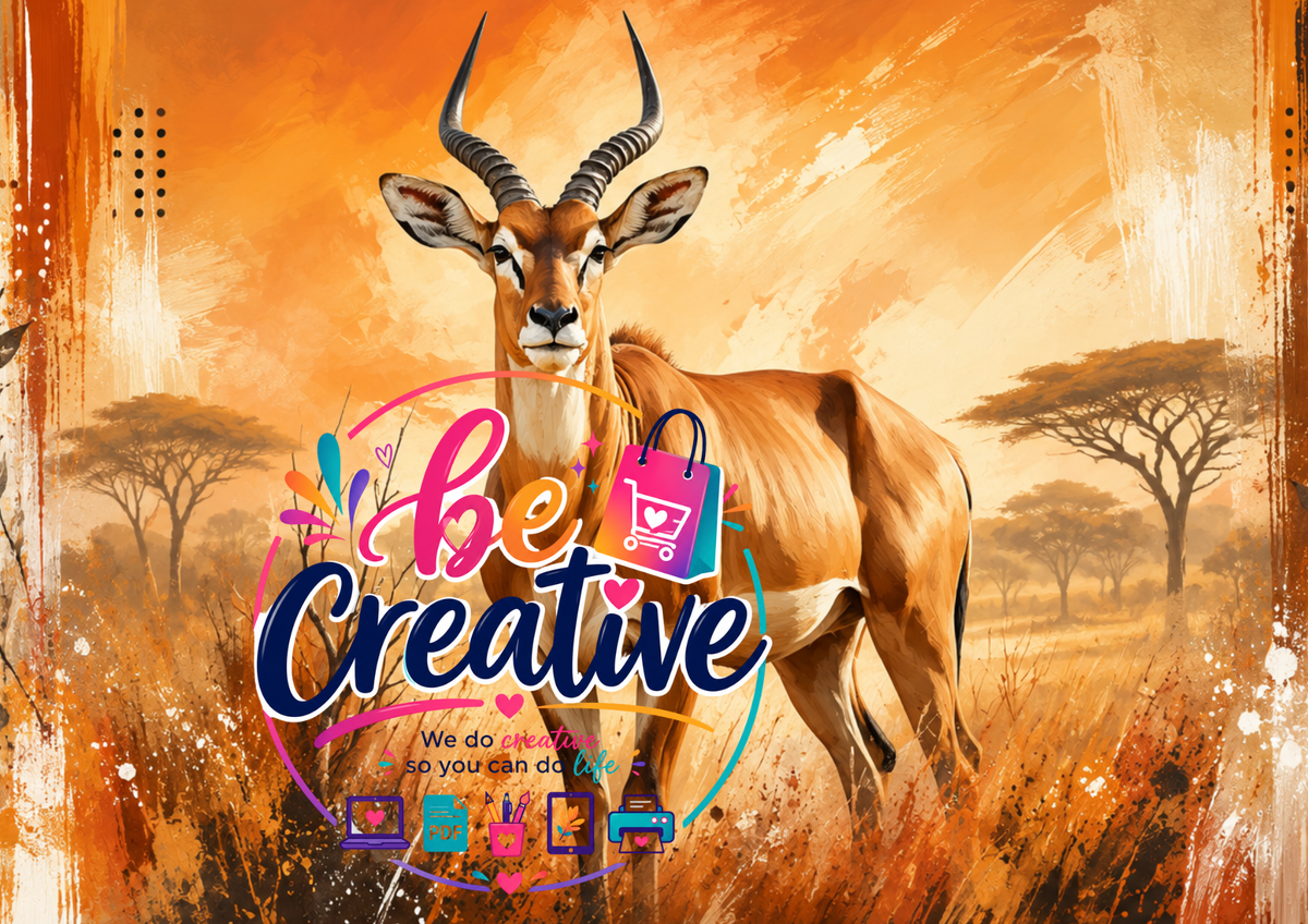 Springbok Wrap | High-Quality Sublimation PNG Designs | Instant Digital Download